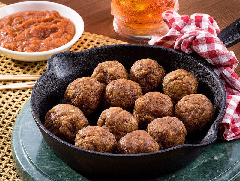 Albóndigas de maíz hechas con harina de maíz de Doñarepa