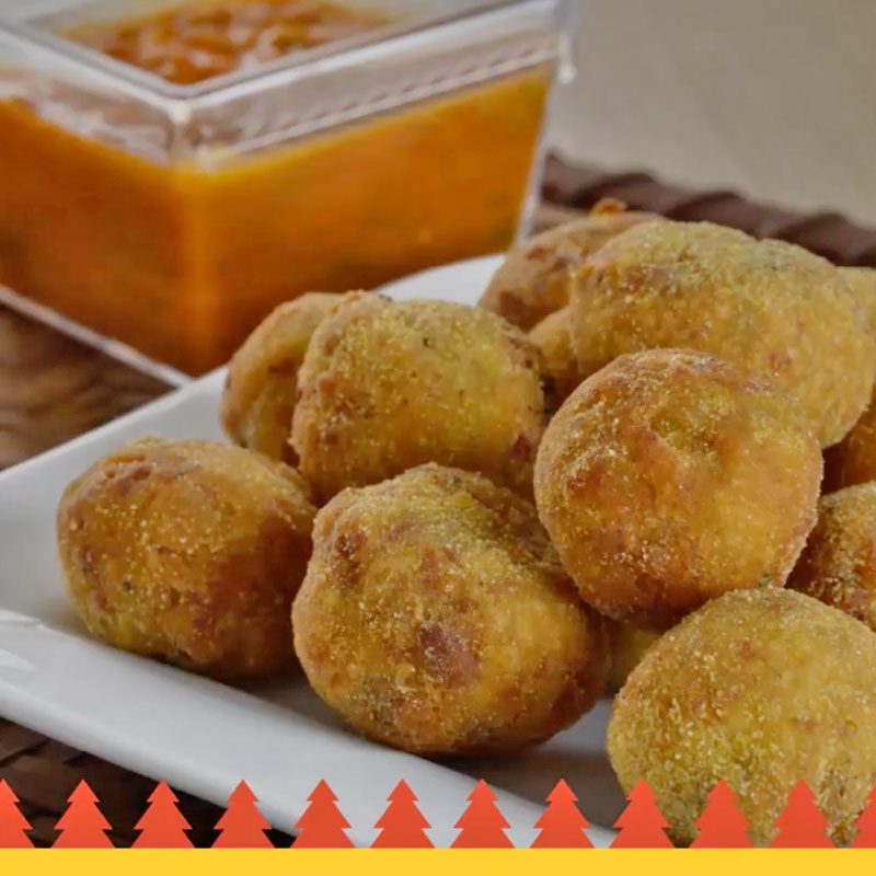 Ricas albóndigas de maíz elaboradas con Doñarepa