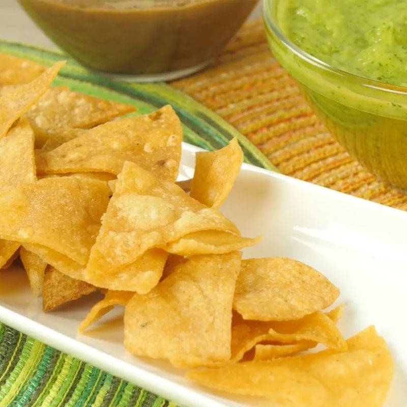 Receta de nachos con harina de maiz